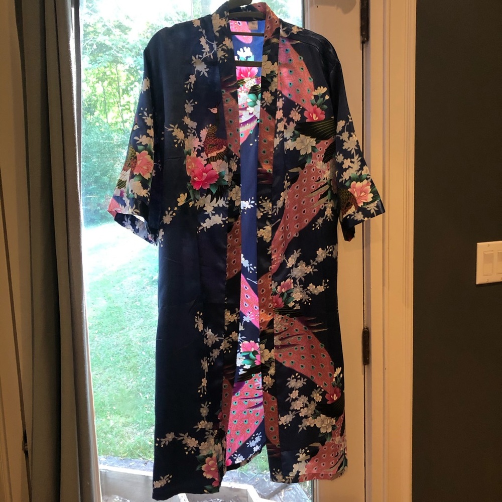 Silky Kimono Robe